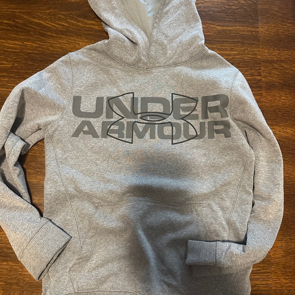 Under Armour Boys Gray Hoodie